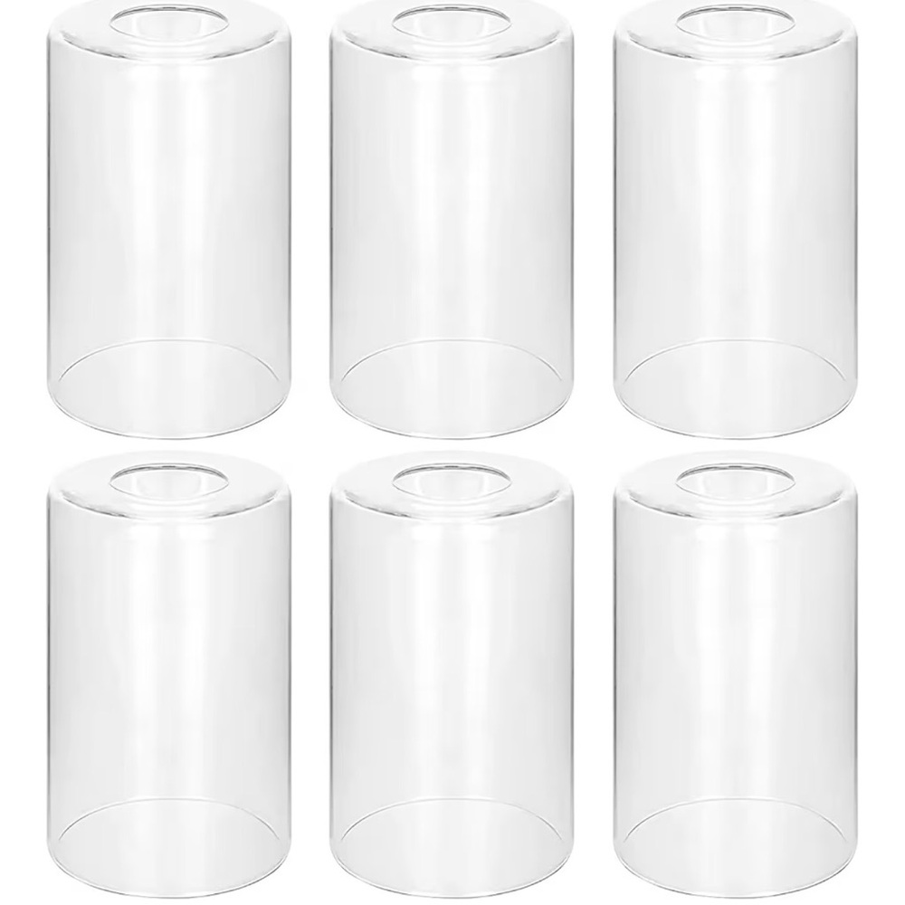 6 Pack Clear Glass Shades Replacement